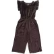 George Fekete bársony jumpsuit (122) kislány