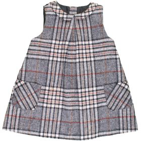 St Bernard Kockás szövetruha (86) baba