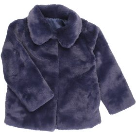 St Bernard Kék prémes kabát (110) kislány