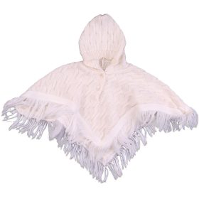 Törtfehér poncsó (56) baba