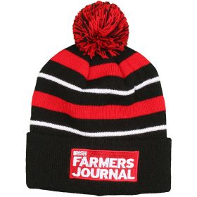 Csíkos fekete sapka (6-12 hó) baba