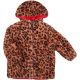 Piros-kifordítható kabát (98-104) kislány