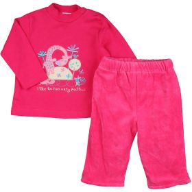 Pink-plüss szett (62-68) baba