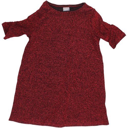 Next Piros csillogó ruha (98) kislány