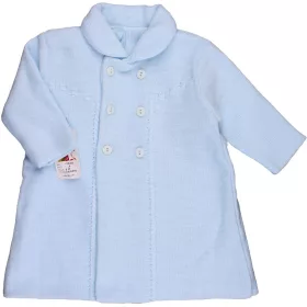 Kék kötött kabát (68) baba