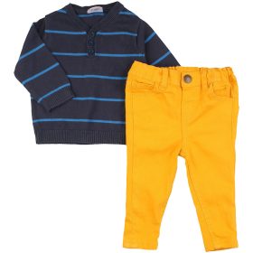 Csíkos-sárga szett (62) baba