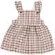 F&F Kockás ruha (68) baba
