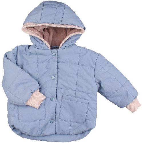 Kék kabát (74-80) baba