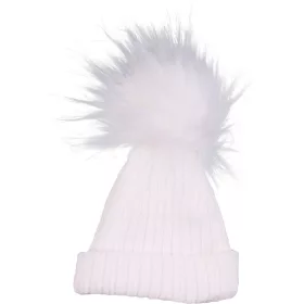Fehér sapka (0-6 hó) baba