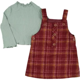 Zöld-kockás szett (74) baba