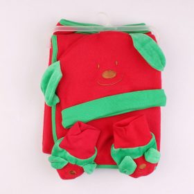 Kutyás piros szett fiú