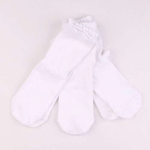 Fehér zokni szett (32-34) lány