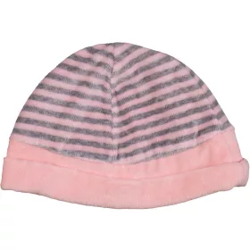 Losan Csíkos plüss sapka (0-6 hó) baba