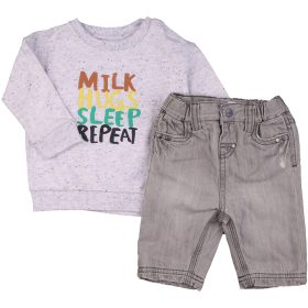 Melírozott-szürke szett (62) baba