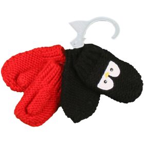 Mothercare Piros-fekete kesztyű szett (0-6 hó) baba