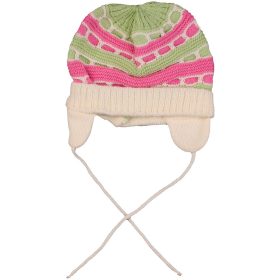 Zöld-rózsaszín sapka (6-12 hó) baba