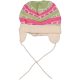 Zöld-rózsaszín sapka (6-12 hó) baba