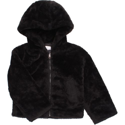 Primark Fekete prémes kabát (128) kislány