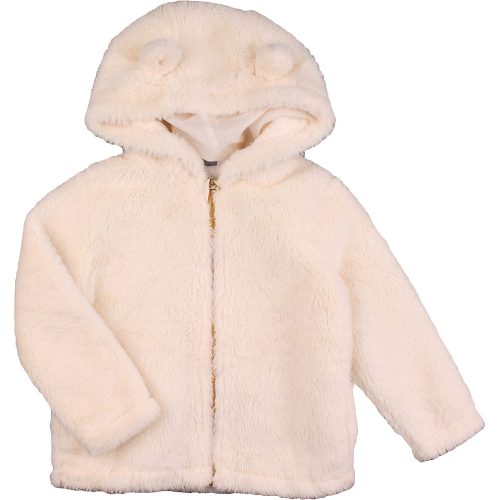 Bézs prémes kabát (98-104) kislány