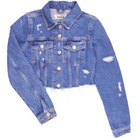 New Look Szaggatott farmerdzseki (140-146) lány