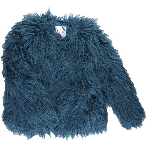 Zara Kék szőrös kabát (134) lány