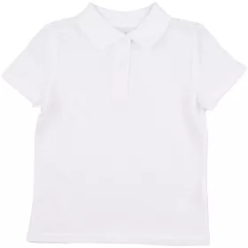 F&F Fehér piké felső (104) kislány