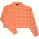 Next Kockás narancs blúz (152) lány