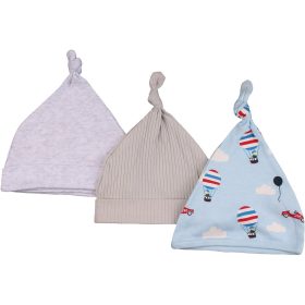 Léghajós-szürke sapka szett (0-6 hó) baba