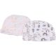 Állatos-virágos sapka szett (6-12 hó) baba