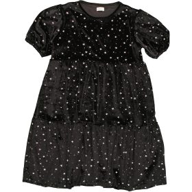 F&F Csillagos bársony ruha (158) tini lány