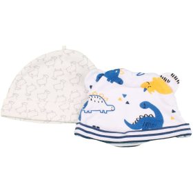 Dínós-bárányos sapka szett (0-6 hó) baba