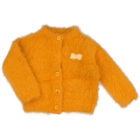 Mustár kardigán (56-62) baba