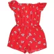 New Look Virágos piros playsuit (146) lány