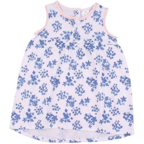 F&F Kékvirágos ruha (74) baba