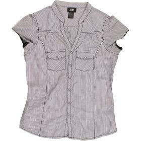 H&M Szürkecsíkos blúz (152) lány