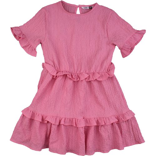 Pep&Co Rózsaszín gyűrt ruha (122) kislány
