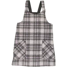 Kockás szövetruha (140) lány