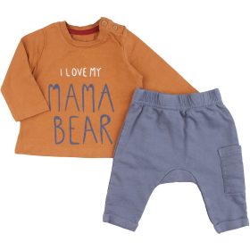 Barna-kék szett (62) baba