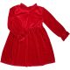 Piros bársony ruha (116) kislány