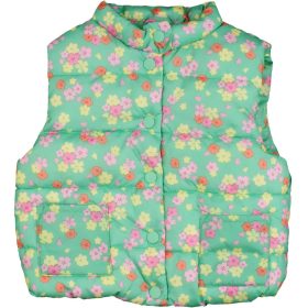 Marks&Spencer Virágos zöld mellény (68) baba