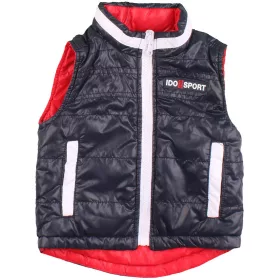 Kék-piros mellény (68) baba