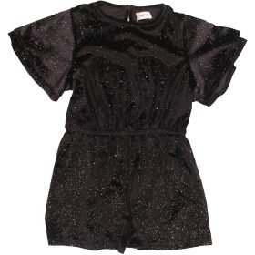 F&F Csillogó bársony playsuit (110) kislány