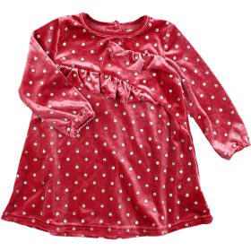 Primark Pöttyös bársonyruha (80) baba