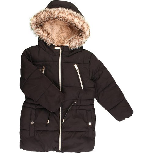 F&F Fekete kabát (110) kislány