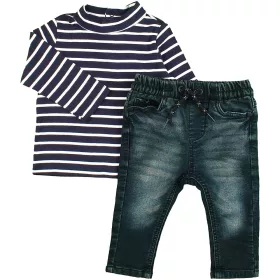 Csíkos-farmer szett (74) baba