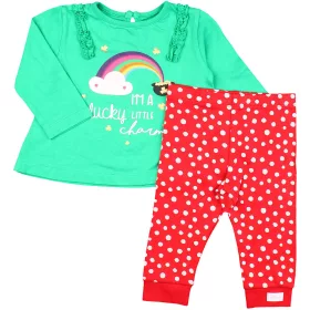 Zöld-pöttyös szett (68) baba