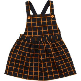 George Kockás kék ruha (86-92) kislány