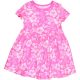 Virágos pink ruha (98) kislány