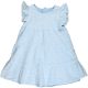 Hímzett kék ruha (98) kislány