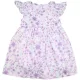 Lilavirágos ruha (98) kislány